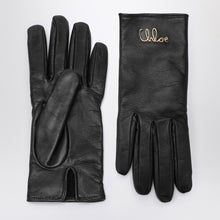  Chloé Iconic black leather gloves