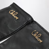 Chloé Iconic black leather gloves