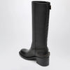 Chloé Dakota knee-high biker boots in black leather