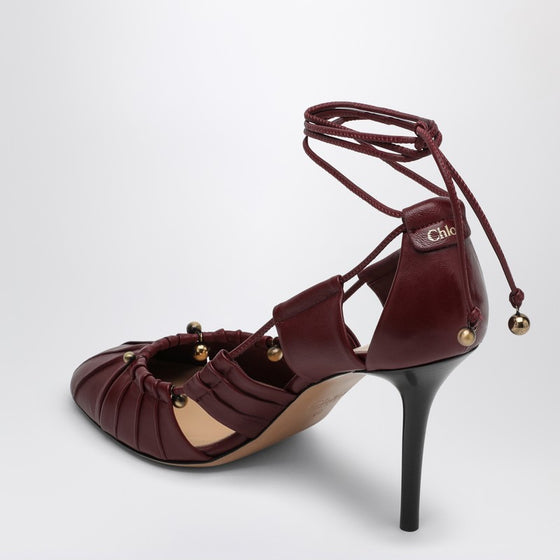 Chloé Decolleté Luna bordeaux