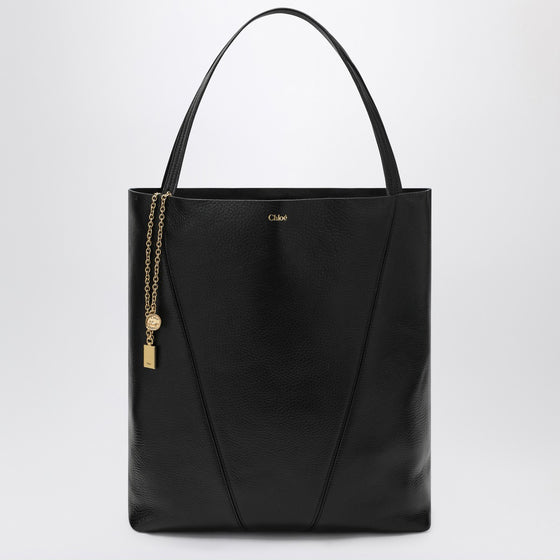 Large black Chloé Spin tote bag