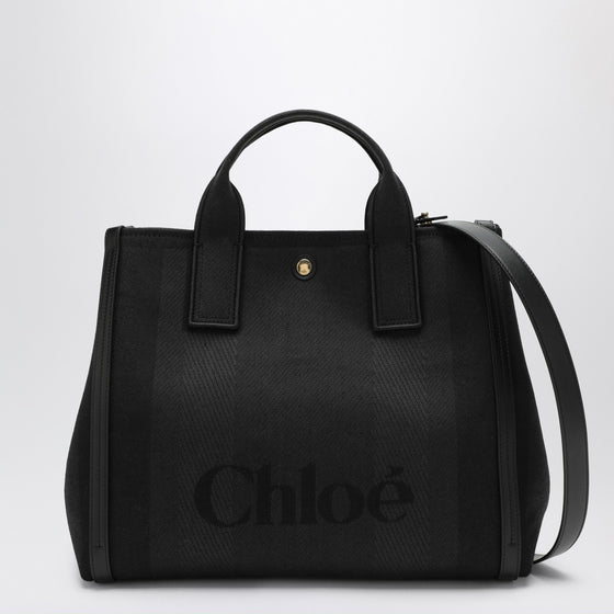 Chloé Carry tote bag in black canvas