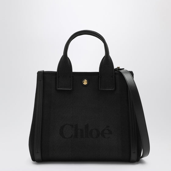Chloé Carry Small tote bag in black canvas