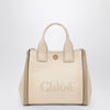 Chloé Carry Small tote bag in Blushy Beige canvas