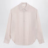The Frankie Shop Semi-sheer pink shirt