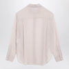 The Frankie Shop Semi-sheer pink shirt