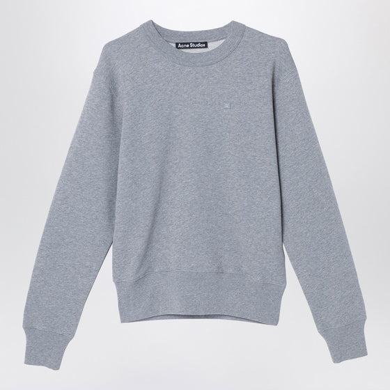 Acne Studios Grey sweatshirt with small logo patch
