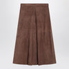S Max Mara Brown skirt in suede