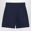 Weekend Max Mara Bermuda blue in cotton and linen