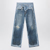 Acne Studios Trompe-l''oeil jeans 1981 mid blue