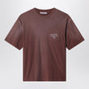 Acne Studios Logo short sleeved t-shirt Chocolate