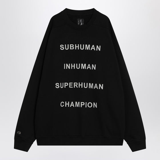 Champion x Rick Owens Black Jumbo Jeson sweatshirt