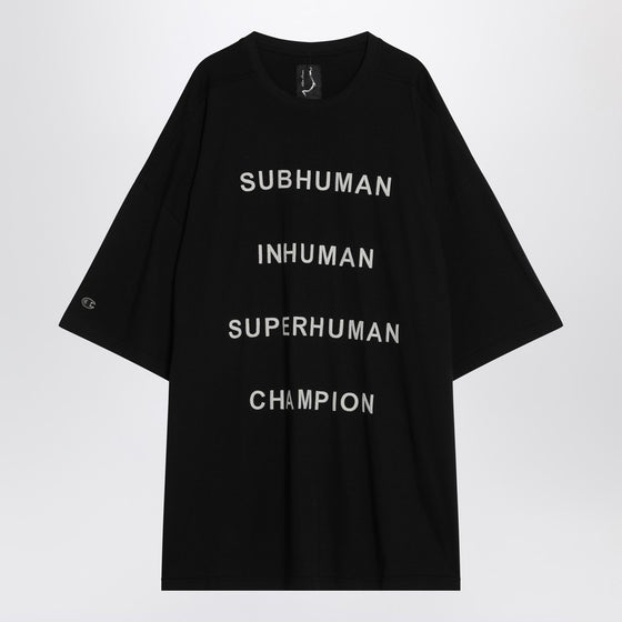 Champion x Rick Owens Black Tommy T T-shirt