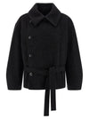 Lemaire Short Asymmetrical Bathrobe Coat