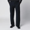 PT Torino Blue Wool-Blend Trousers