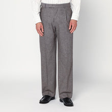  PT Torino Light brown wool pants with pleats