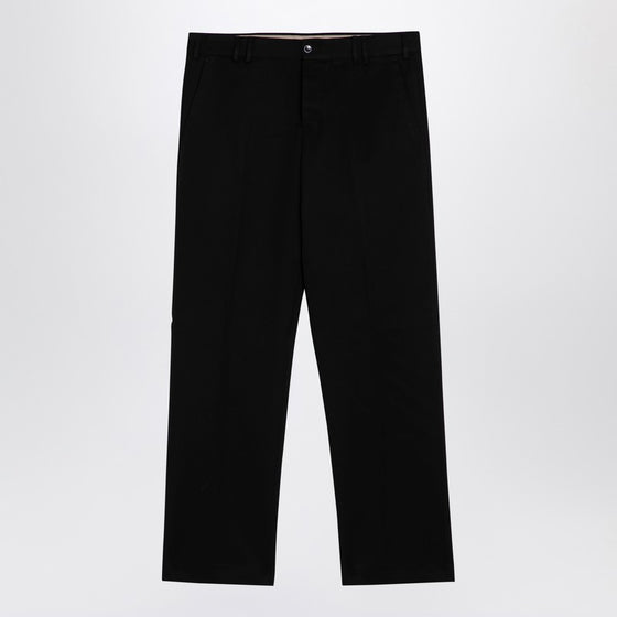 PT Torino Michael anthracite grey cotton trousers