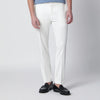 PT Torino White slim-fit cotton-blend trousers