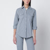 A.P.C. Blue-grey cotton shirt