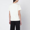 A.P.C. T-shirt with crew neck in ecru with logo