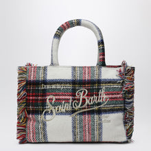  MC2 Saint Barth Mini Vanity bag with tartan pattern