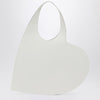 Coperni White leather Heart tote bag
