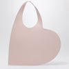 Coperni Heart pink leather tote bag