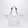 Coperni Mini Star mirrored silver tote bag