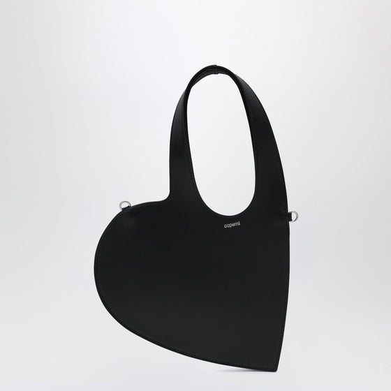 Coperni Mini Heart bag in black leather