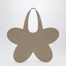  Coperni Flower beige leather tote bag