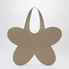 Coperni Flower beige leather tote bag