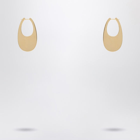 Coperni Large golden Swipe earrings