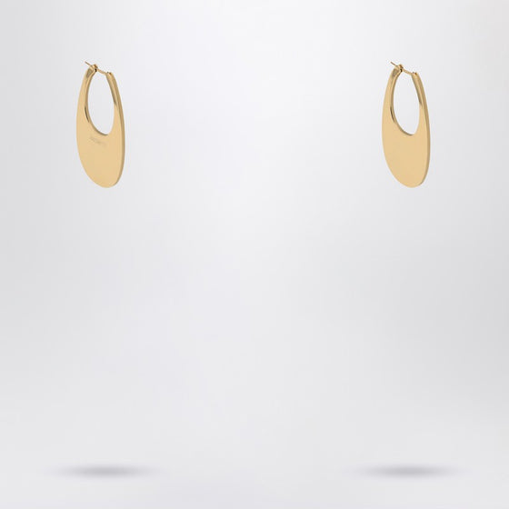 Coperni Large golden Swipe earrings