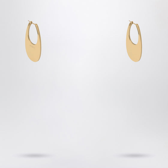 Coperni Large golden Swipe earrings