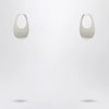 Coperni Large silver Swipe earrings