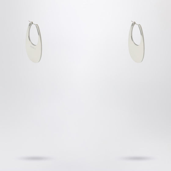 Coperni Large silver Swipe earrings