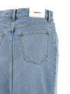 Coperni One-leg Denim Skirt
