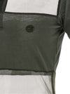 Coperni Sheer Striped Polo Shirt