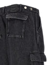Coperni Denim Wide Leg Cargo Jeans