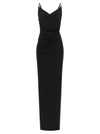 Coperni Metallic Logo Dress