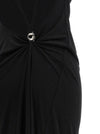 Coperni Metallic Logo Dress