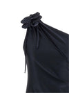 Coperni Asymmetric Mini Flower Dress