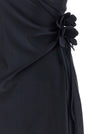 Coperni Asymmetric Mini Flower Dress