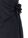 Coperni Asymmetric Mini Flower Dress