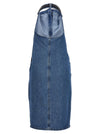 Coperni Belt Halter Neck Dress