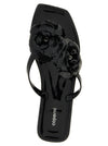 Coperni Silicone Flower Flat Sandals