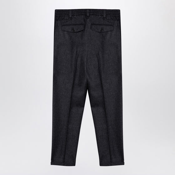 PT Torino Rebel grey wool trousers