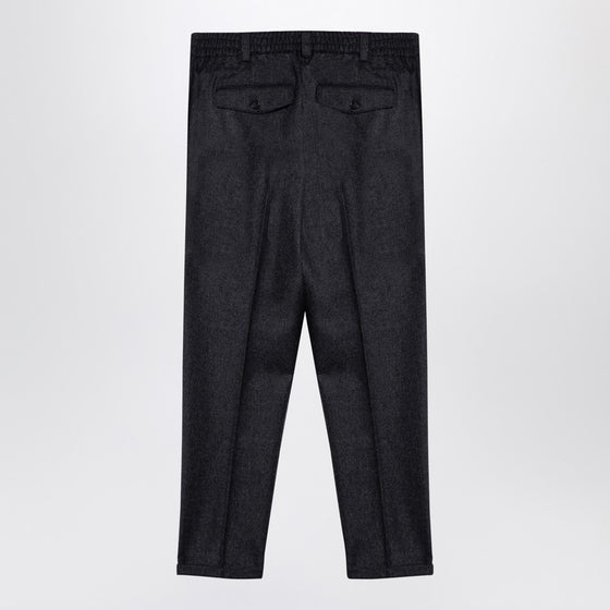 PT Torino Rebel grey wool trousers