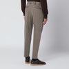 PT Torino Mud-coloured cotton trousers