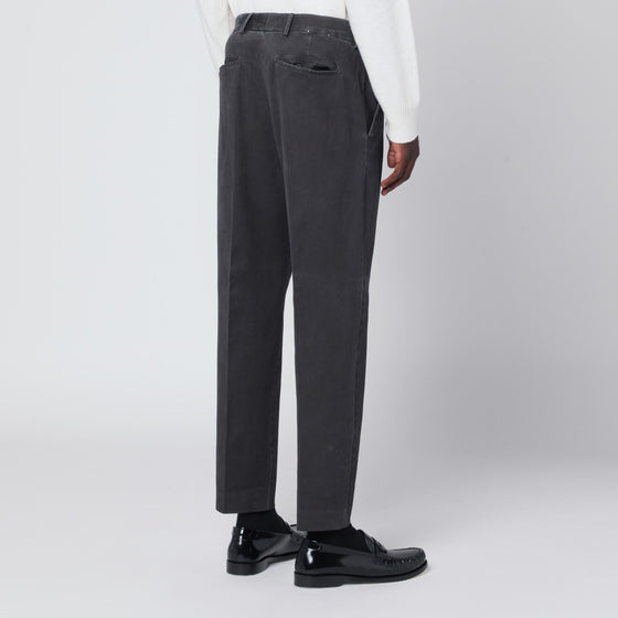 PT Torino Gray cotton trousers